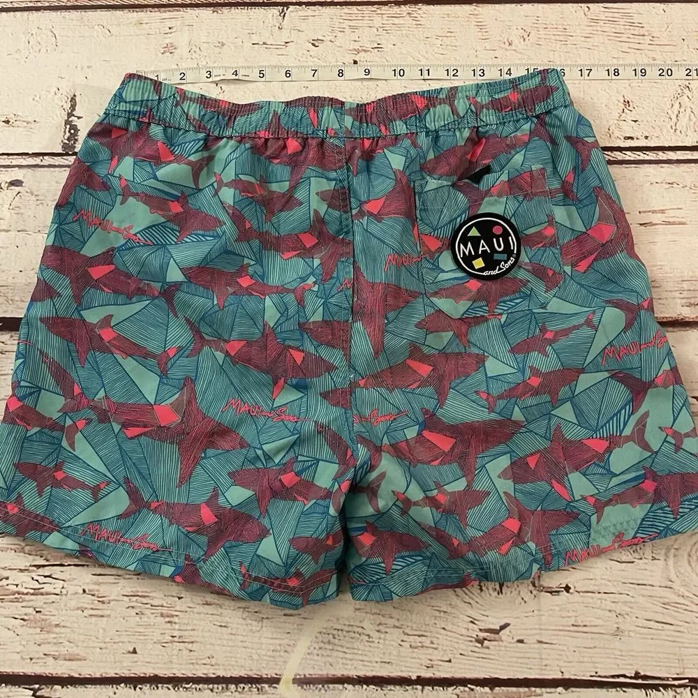 MAUI‎ and SONS Pool Shorts Swim Trunks Surf Beach Size Large Mens